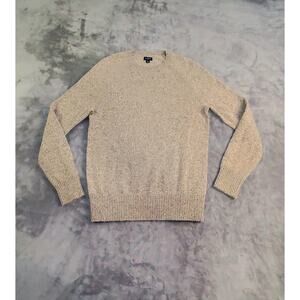 J. Crew Size S Mens Blend Pullover Crewneck Sweater Polyamide Laine Brown C12-6